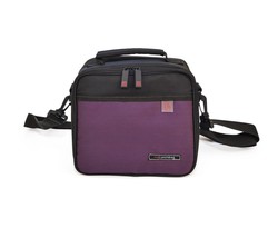 Bolsa porta alimentos lunchbag classic soft negra & lila