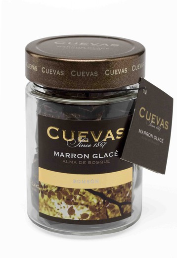 Bombon de Marron Glace Tarro 160 g Cuevas