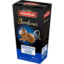 Bombones Chocolate Con Leche Delaviuda 150 grs