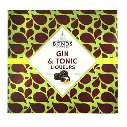 Bombones con licor gintonic caja 150 grs