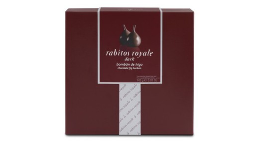 Figenchokolader rabitos royale sort pakke 15 265 gr