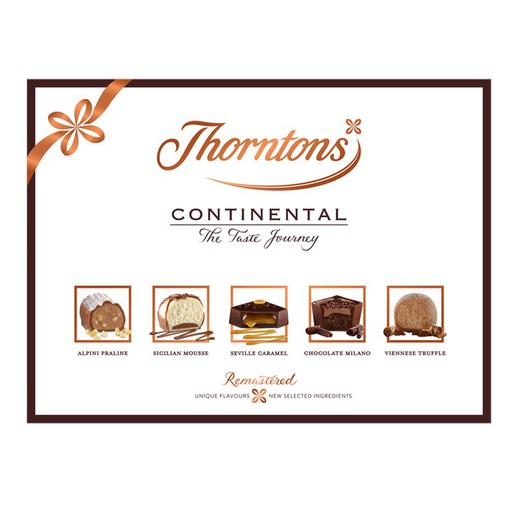 Bombones thorntons continental 264 grs