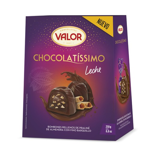 Bombones Valor Chocolatissimo Leche 250 grs Especial Regalo