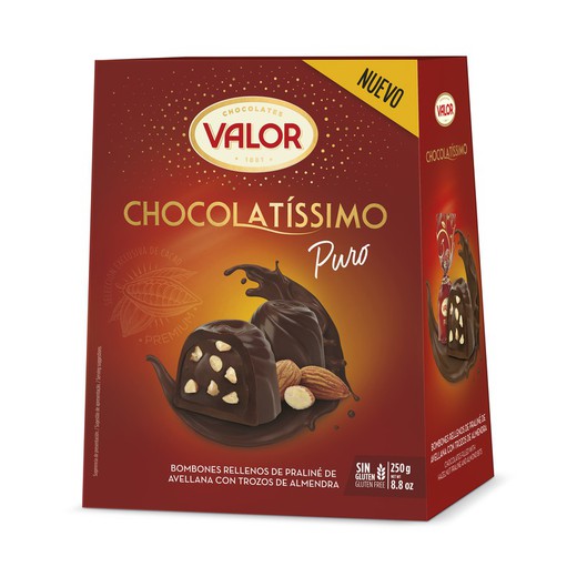 Bombones Valor Chocolatissimo Puro 250 grs Especial Regalo