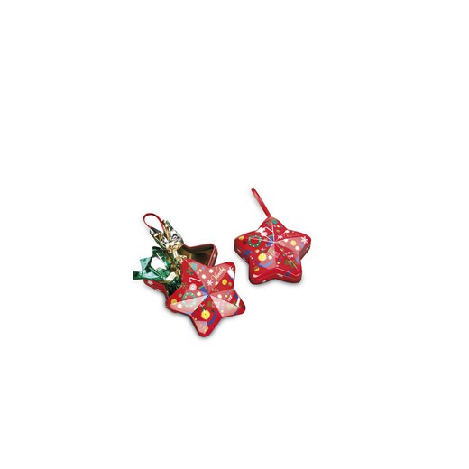 Venchi Hanging Christmas Star Shape Chokolader 37 gr