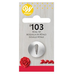 Boquilla decoración pétalo num 103 wilton