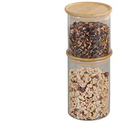 Bote Cocina Tapa Bambu 0,5 litros Apilable Kesper