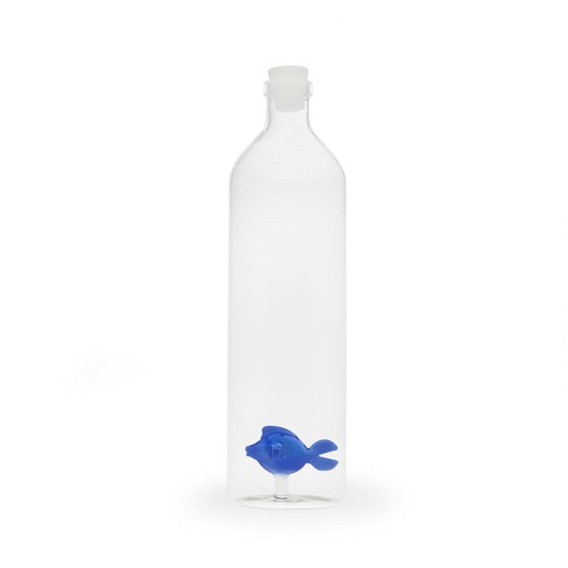 Botella Agua Atlantis Blue Fish 1.2 L Balvi Idea Regalo