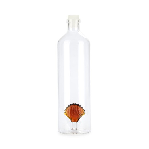 Botella Agua Diseño Concha ámbar 1.2 L Balvi Idea Regalo