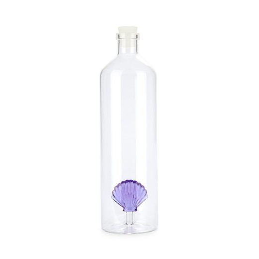 Botella Agua Diseño Concha lila 1.2 L Balvi Idea Regalo