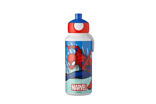 Botella Agua Infantil 400 ml Pop Up Mepal Campus Spiderman