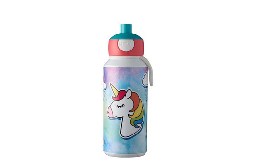 Children's Water Bottle 400 ml Pop Up Mepal Campus Unicorn