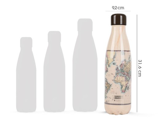 Butelka termiczna 1000 ml OLD MAP I-Total
