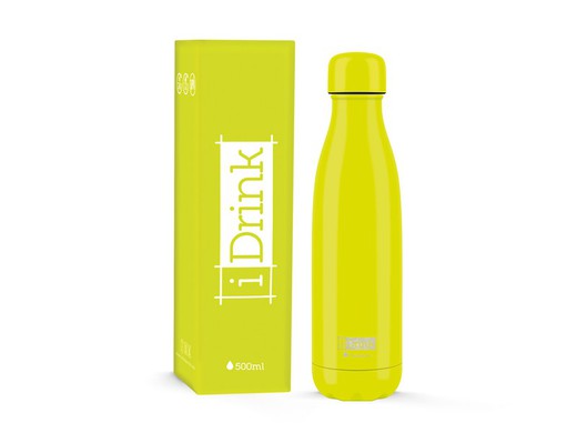 Bouteille Thermique 500 ml jaune I-Total