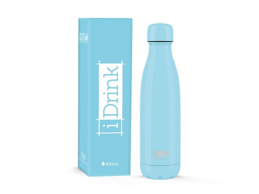 Botella Térmica 500 ml azul claro I-Total