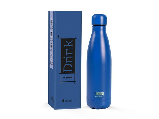 Botella Térmica 500 ml azul oscuro I-Total