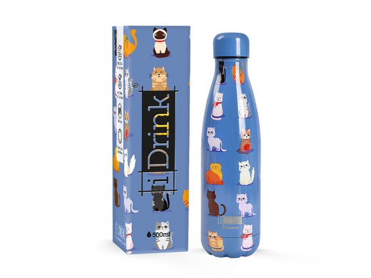 Botella Térmica 500 ml BLUE CATS I-Total