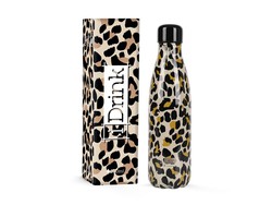 Botella Térmica 500 ml estampado leopardo I-Total