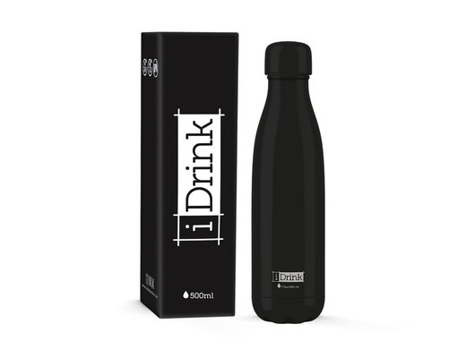 Botella Térmica 500 ml negro I-Total