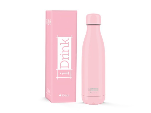 Bouteille Thermique 500 ml rose I-Total