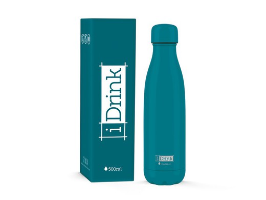 Bouteille Thermique 500 ml turquoise I-Total