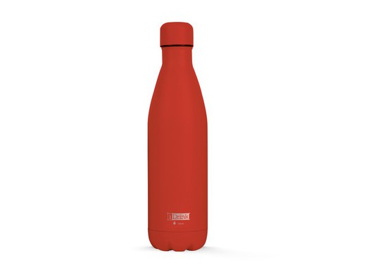 Thermosfles 750 ml rood I-Totaal