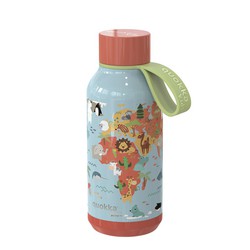 Children's Thermal Bottle With Map Strap 33 cl Quokka