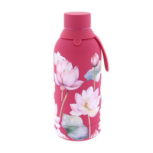 Botella Termo 500 ml Magenta Water Lili Acero Creative Story