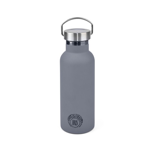 Bouteille isotherme 500 ml. iris gris terre