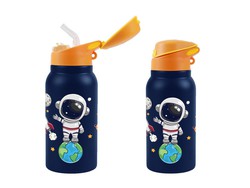 Botella Térmica 350 Ml Astronauta Con Tapa Regalo Itotal