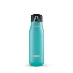 Stainless steel thermos bottle. 500ml turquoise zoku