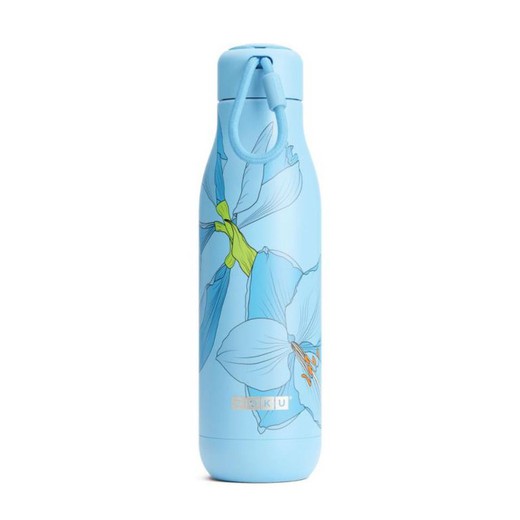Stainless steel thermos bottle. 750ml sky lily zoku