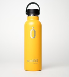 Botella termo Runbott 600ml mostaza