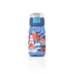 Botella zoku flip niños 465ml azul zoku