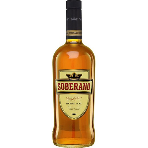 Brandy soberano jerez 1 litro