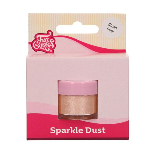 Paillettes scintillantes poussière fard à joues rose funcakes
