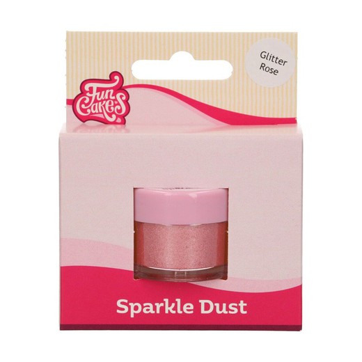 Glitter sparkle dust glitter ροζ funcakes