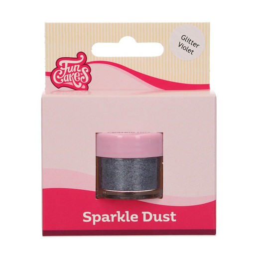Glitter sparkle dust glitter violet funcakes