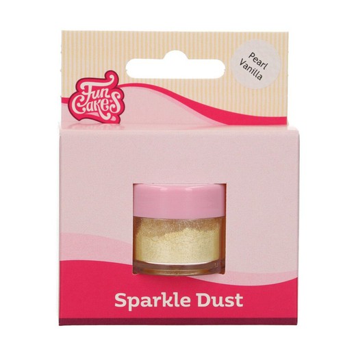 Brillo sparkle dust pearl vainilla funcakes