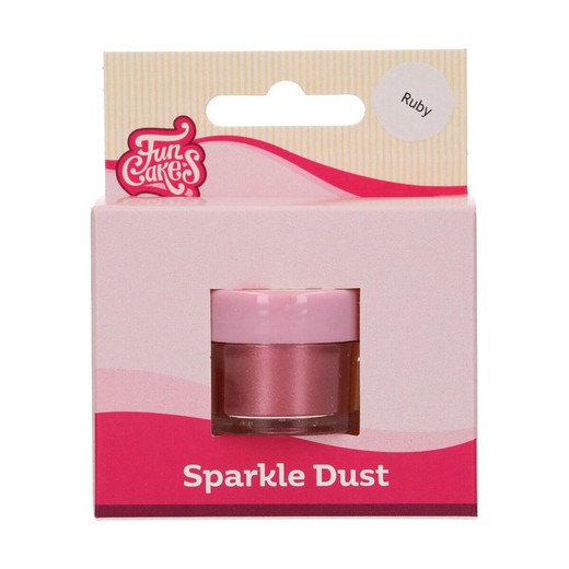 glitter sparkle dust ruby funcakes