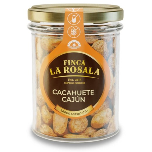 Cacahuete Cajún Tarro 90 grs Frutos Secos La Rosala