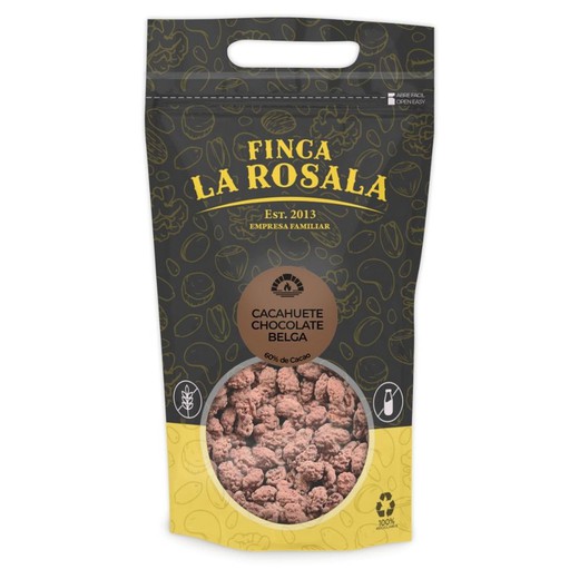 Cacahuete Chocolate Negro 60% Bolsa 500 grs Frutos Secos La Rosala