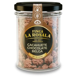 Cacahuete con Chocolate Negro 60% Tarro 90 grs Frutos Secos La Rosala