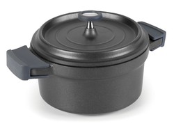 Cacerola Cocotte Negra Aluminio Fundido D 9 5 Cm Lacor