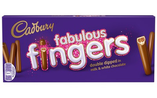 Cadbury fabulous fingers 110 grs