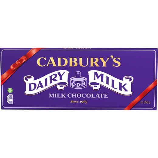 Tablette de chocolat géant Cadbury 850 grs