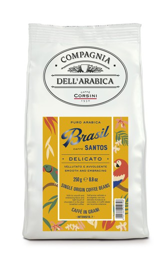 Kaffeböna Brasilien santos 250 grs compagnia dell´arabica