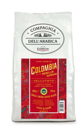 Colombiaanse koffiebonen 250 gr compagnia dell´arabica