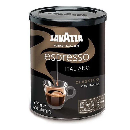 Café Lavazza Molido En Lata Espresso 250G