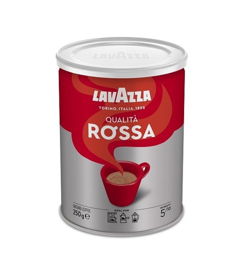Café Lavazza Molido En Lata Qualita Rossa 250G